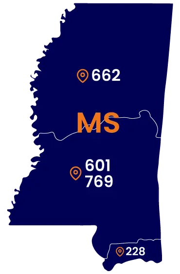 Mississippi phone numbers