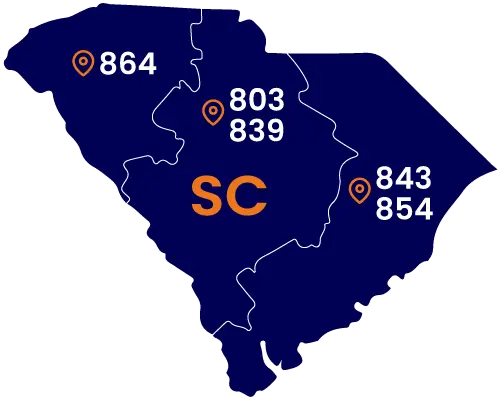 South Carolina phone numbers